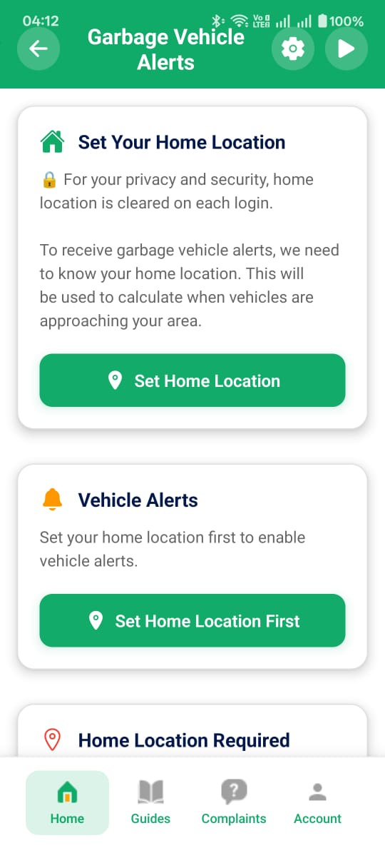 SwachhNagar App Screenshot 2